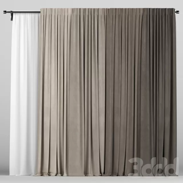 DECORATION – CURTAIN – 3D MODELS – FREE DOWNLOAD – 3474