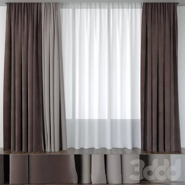 DECORATION – CURTAIN – 3D MODELS – FREE DOWNLOAD – 3477