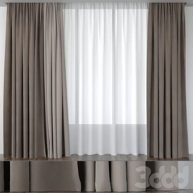 DECORATION – CURTAIN – 3D MODELS – FREE DOWNLOAD – 3478