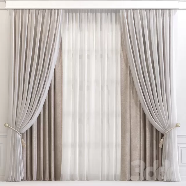 DECORATION – CURTAIN – 3D MODELS – FREE DOWNLOAD – 3484