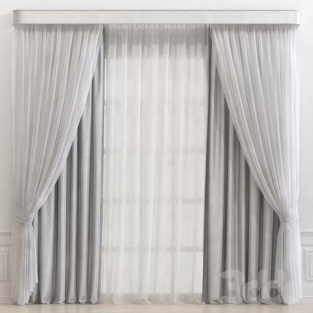 DECORATION – CURTAIN – 3D MODELS – FREE DOWNLOAD – 3485