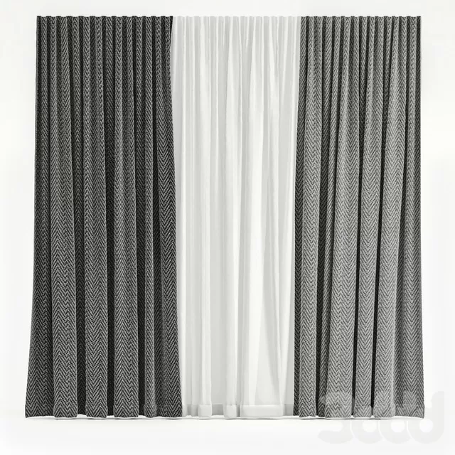 DECORATION – CURTAIN – 3D MODELS – FREE DOWNLOAD – 3487