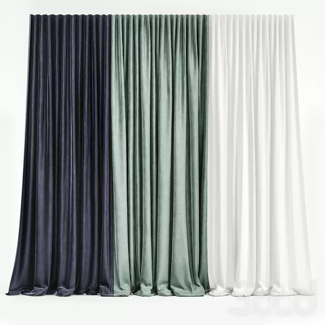 DECORATION – CURTAIN – 3D MODELS – FREE DOWNLOAD – 3489