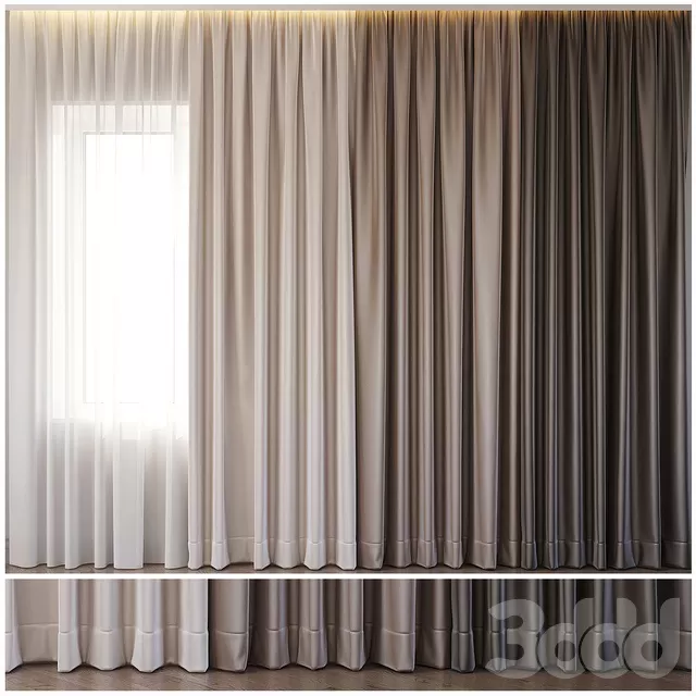 DECORATION – CURTAIN – 3D MODELS – FREE DOWNLOAD – 3496
