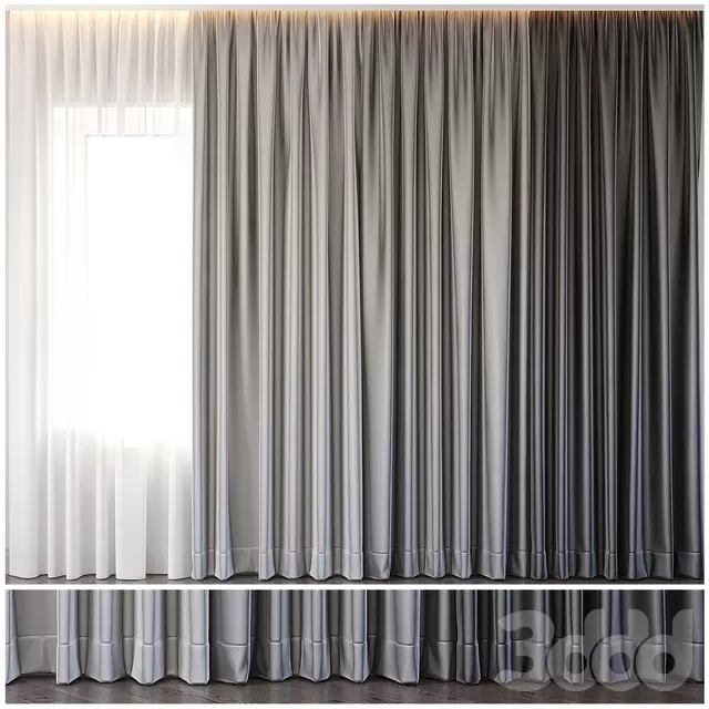DECORATION – CURTAIN – 3D MODELS – FREE DOWNLOAD – 3499