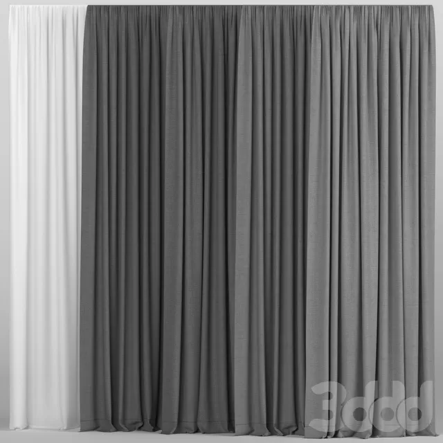 DECORATION – CURTAIN – 3D MODELS – FREE DOWNLOAD – 3503