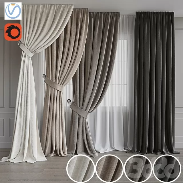 DECORATION – CURTAIN – 3D MODELS – FREE DOWNLOAD – 3506