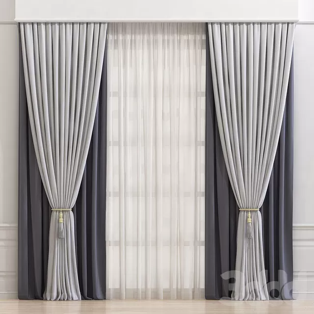 DECORATION – CURTAIN – 3D MODELS – FREE DOWNLOAD – 3518