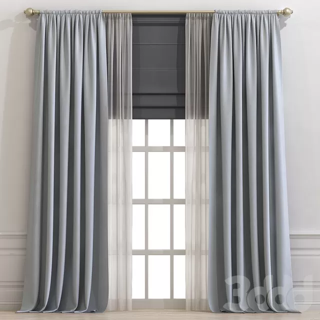 DECORATION – CURTAIN – 3D MODELS – FREE DOWNLOAD – 3520