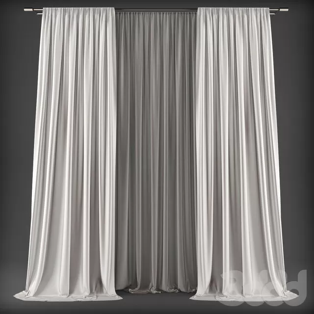 DECORATION – CURTAIN – 3D MODELS – FREE DOWNLOAD – 3521