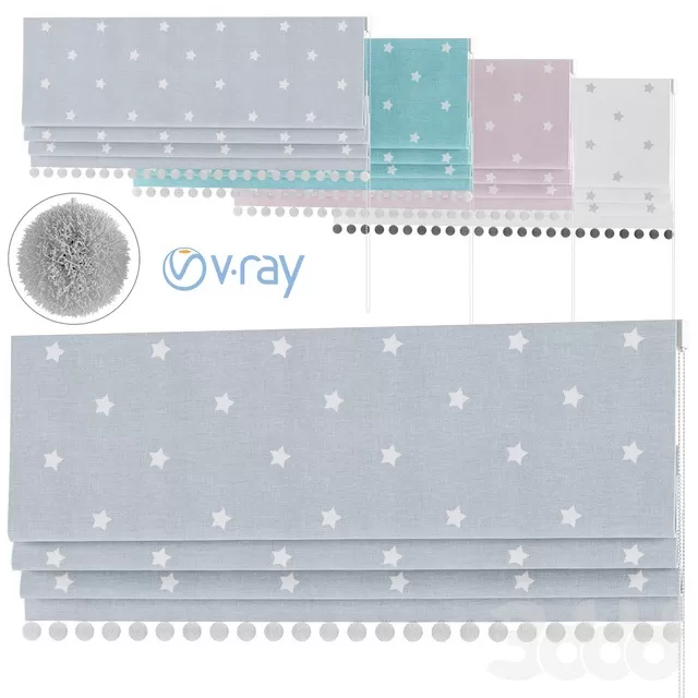 DECORATION – CURTAIN – 3D MODELS – FREE DOWNLOAD – 3523