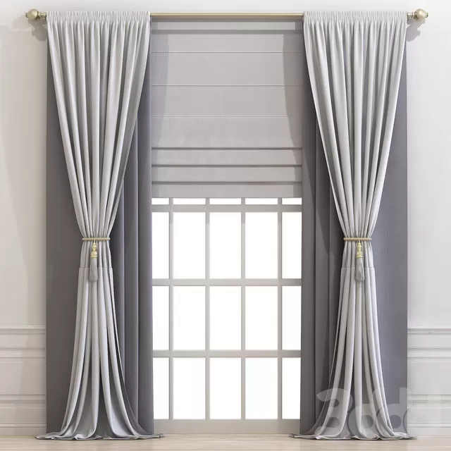 DECORATION – CURTAIN – 3D MODELS – FREE DOWNLOAD – 3525