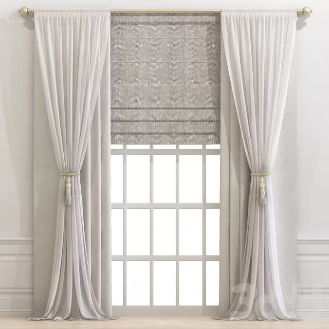 DECORATION – CURTAIN – 3D MODELS – FREE DOWNLOAD – 3526