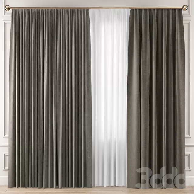 DECORATION – CURTAIN – 3D MODELS – FREE DOWNLOAD – 3527