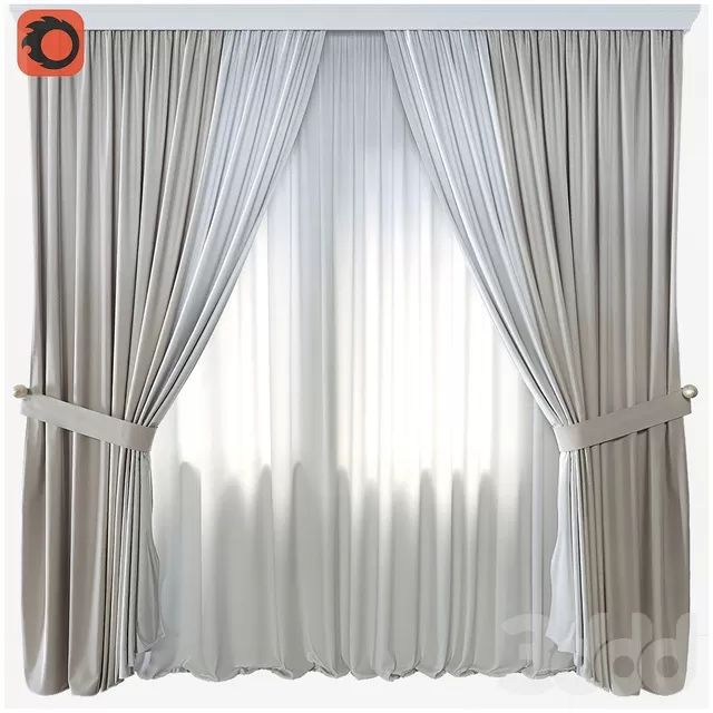 DECORATION – CURTAIN – 3D MODELS – FREE DOWNLOAD – 3530