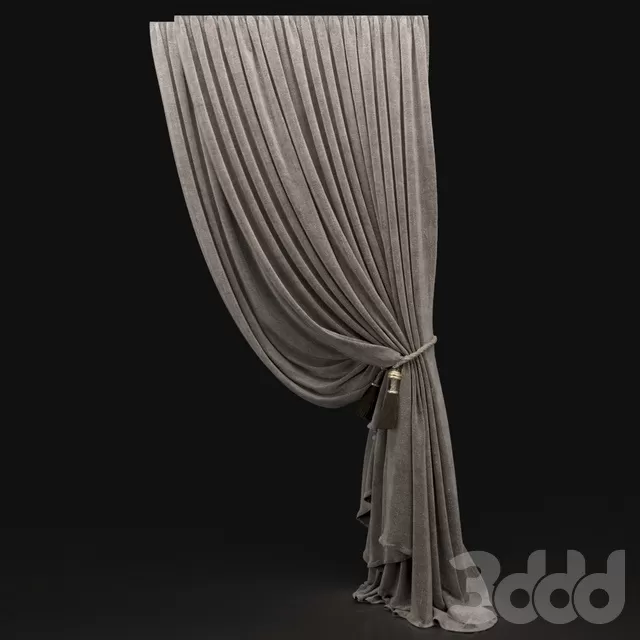 DECORATION – CURTAIN – 3D MODELS – FREE DOWNLOAD – 3537