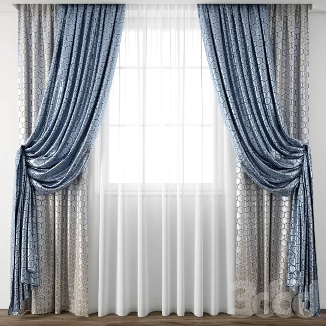 DECORATION – CURTAIN – 3D MODELS – FREE DOWNLOAD – 3538
