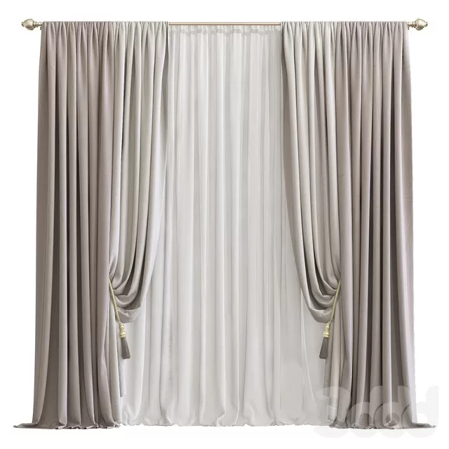 DECORATION – CURTAIN – 3D MODELS – FREE DOWNLOAD – 3547