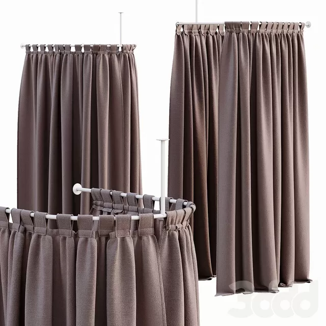 DECORATION – CURTAIN – 3D MODELS – FREE DOWNLOAD – 3553