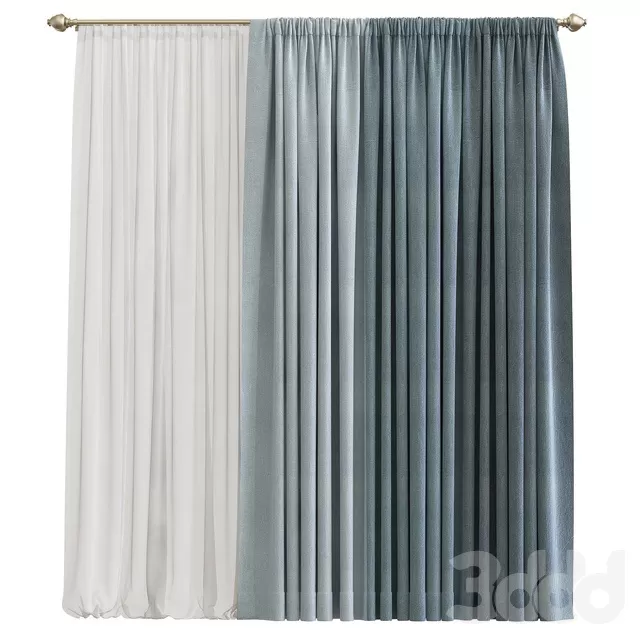 DECORATION – CURTAIN – 3D MODELS – FREE DOWNLOAD – 3557