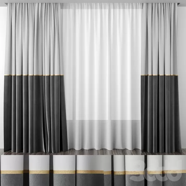 DECORATION – CURTAIN – 3D MODELS – FREE DOWNLOAD – 3560