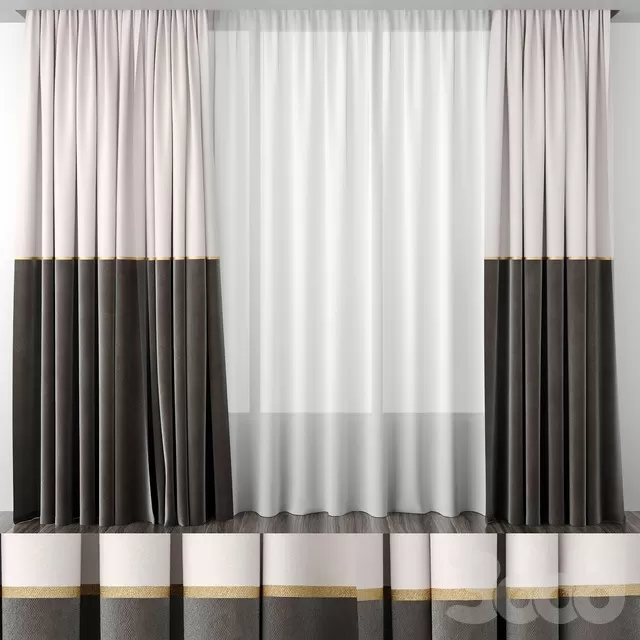 DECORATION – CURTAIN – 3D MODELS – FREE DOWNLOAD – 3561