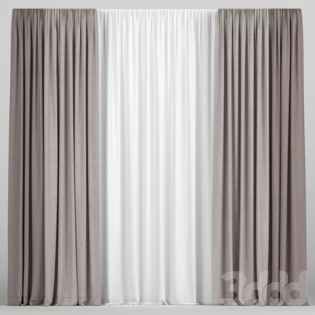DECORATION – CURTAIN – 3D MODELS – FREE DOWNLOAD – 3571