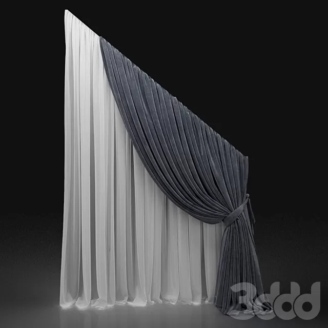 DECORATION – CURTAIN – 3D MODELS – FREE DOWNLOAD – 3575