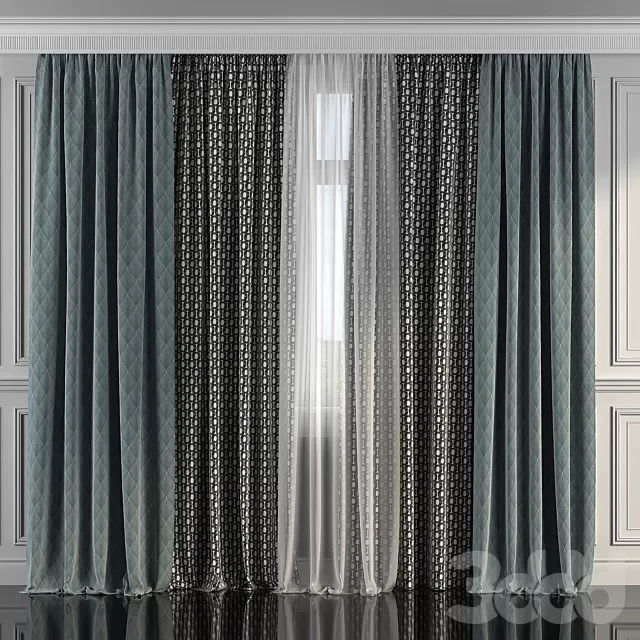 DECORATION – CURTAIN – 3D MODELS – FREE DOWNLOAD – 3577