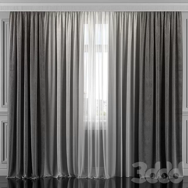 DECORATION – CURTAIN – 3D MODELS – FREE DOWNLOAD – 3578