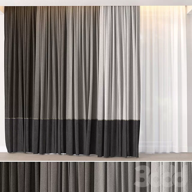 DECORATION – CURTAIN – 3D MODELS – FREE DOWNLOAD – 3579