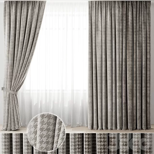 DECORATION – CURTAIN – 3D MODELS – FREE DOWNLOAD – 3581