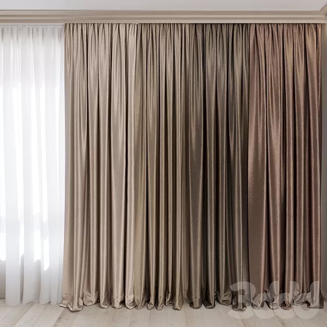 DECORATION – CURTAIN – 3D MODELS – FREE DOWNLOAD – 3584