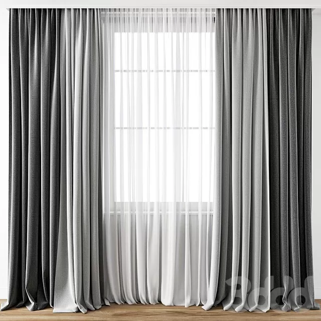 DECORATION – CURTAIN – 3D MODELS – FREE DOWNLOAD – 3587