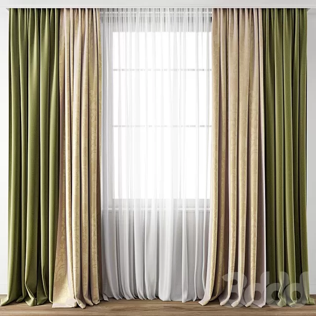 DECORATION – CURTAIN – 3D MODELS – FREE DOWNLOAD – 3588