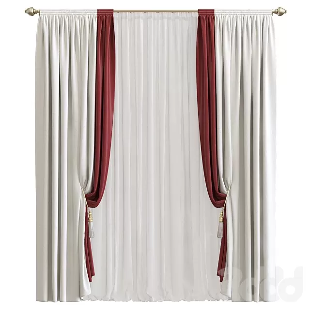 DECORATION – CURTAIN – 3D MODELS – FREE DOWNLOAD – 3589