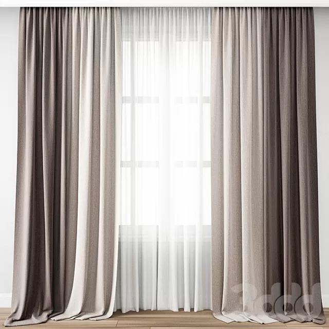 DECORATION – CURTAIN – 3D MODELS – FREE DOWNLOAD – 3590