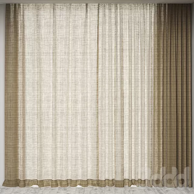 DECORATION – CURTAIN – 3D MODELS – FREE DOWNLOAD – 3595