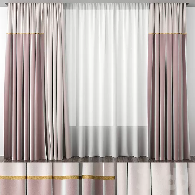 DECORATION – CURTAIN – 3D MODELS – FREE DOWNLOAD – 3597