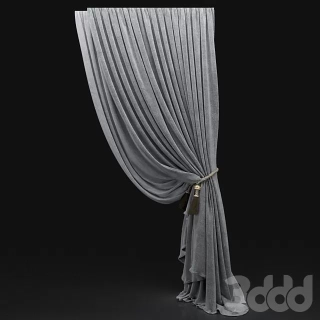 DECORATION – CURTAIN – 3D MODELS – FREE DOWNLOAD – 3600