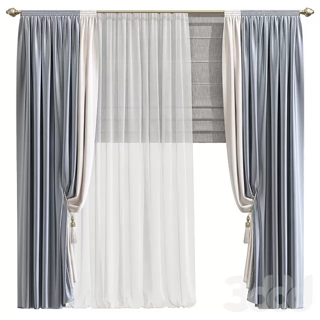 DECORATION – CURTAIN – 3D MODELS – FREE DOWNLOAD – 3601