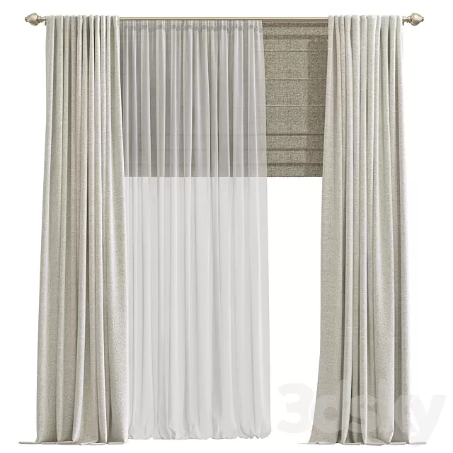 DECORATION – CURTAIN – 3D MODELS – FREE DOWNLOAD – 3604