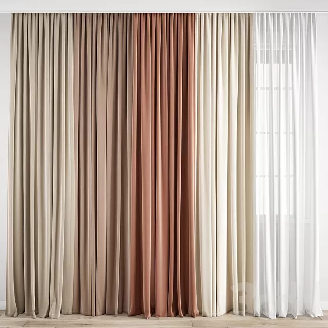 DECORATION – CURTAIN – 3D MODELS – FREE DOWNLOAD – 3606