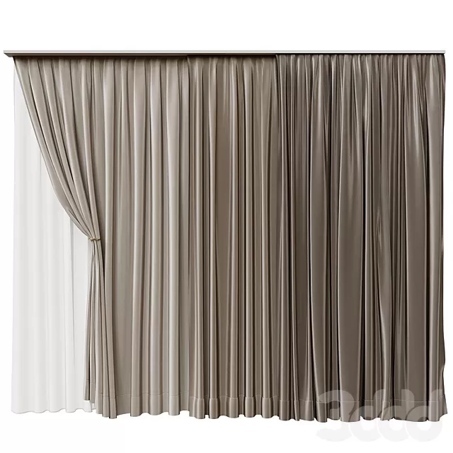 DECORATION – CURTAIN – 3D MODELS – FREE DOWNLOAD – 3607
