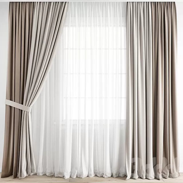 DECORATION – CURTAIN – 3D MODELS – FREE DOWNLOAD – 3611