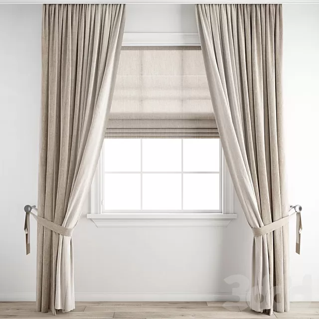 DECORATION – CURTAIN – 3D MODELS – FREE DOWNLOAD – 3617