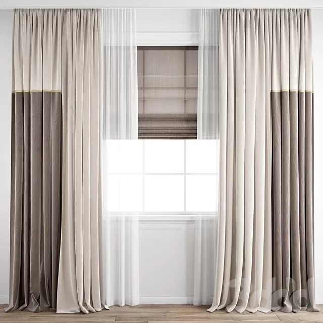 DECORATION – CURTAIN – 3D MODELS – FREE DOWNLOAD – 3619