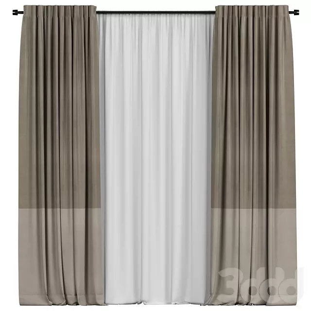 DECORATION – CURTAIN – 3D MODELS – FREE DOWNLOAD – 3623