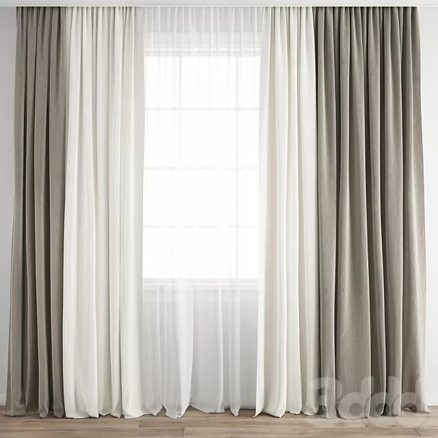 DECORATION – CURTAIN – 3D MODELS – FREE DOWNLOAD – 3626