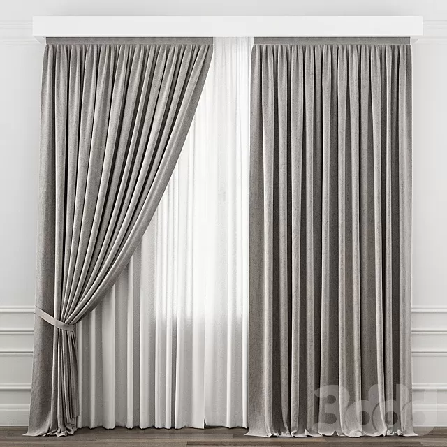 DECORATION – CURTAIN – 3D MODELS – FREE DOWNLOAD – 3627